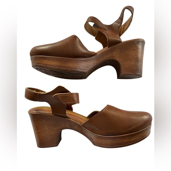 BOC by Born Natasha Womens Round Closed Toe Clogs Size 10 M in Brown Fall Boho - Picture 4 of 14